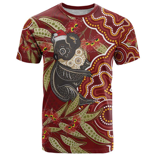 Australia Santa Koala T Shirt Aboriginal Style