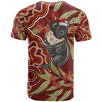Australia Santa Koala T Shirt Aboriginal Style