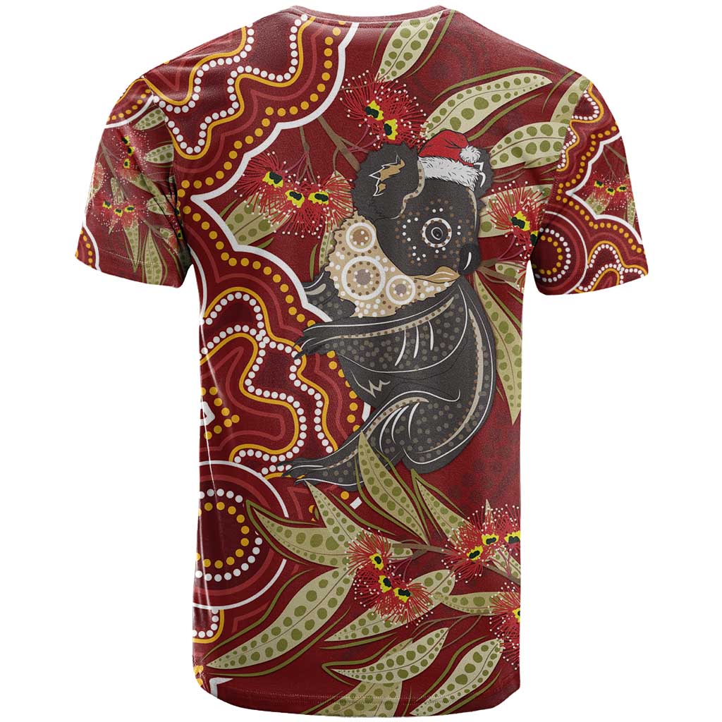 Australia Santa Koala T Shirt Aboriginal Style
