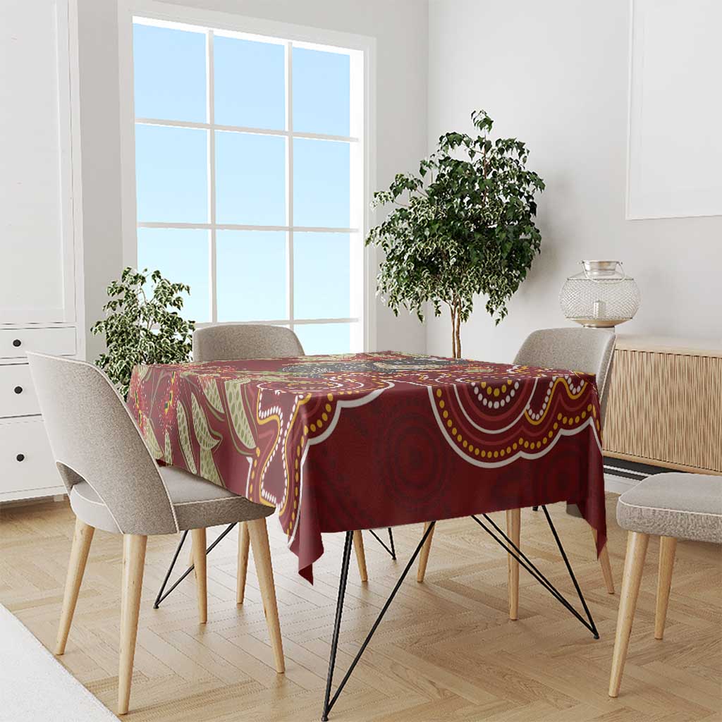 Australia Santa Koala Tablecloth Aboriginal Style