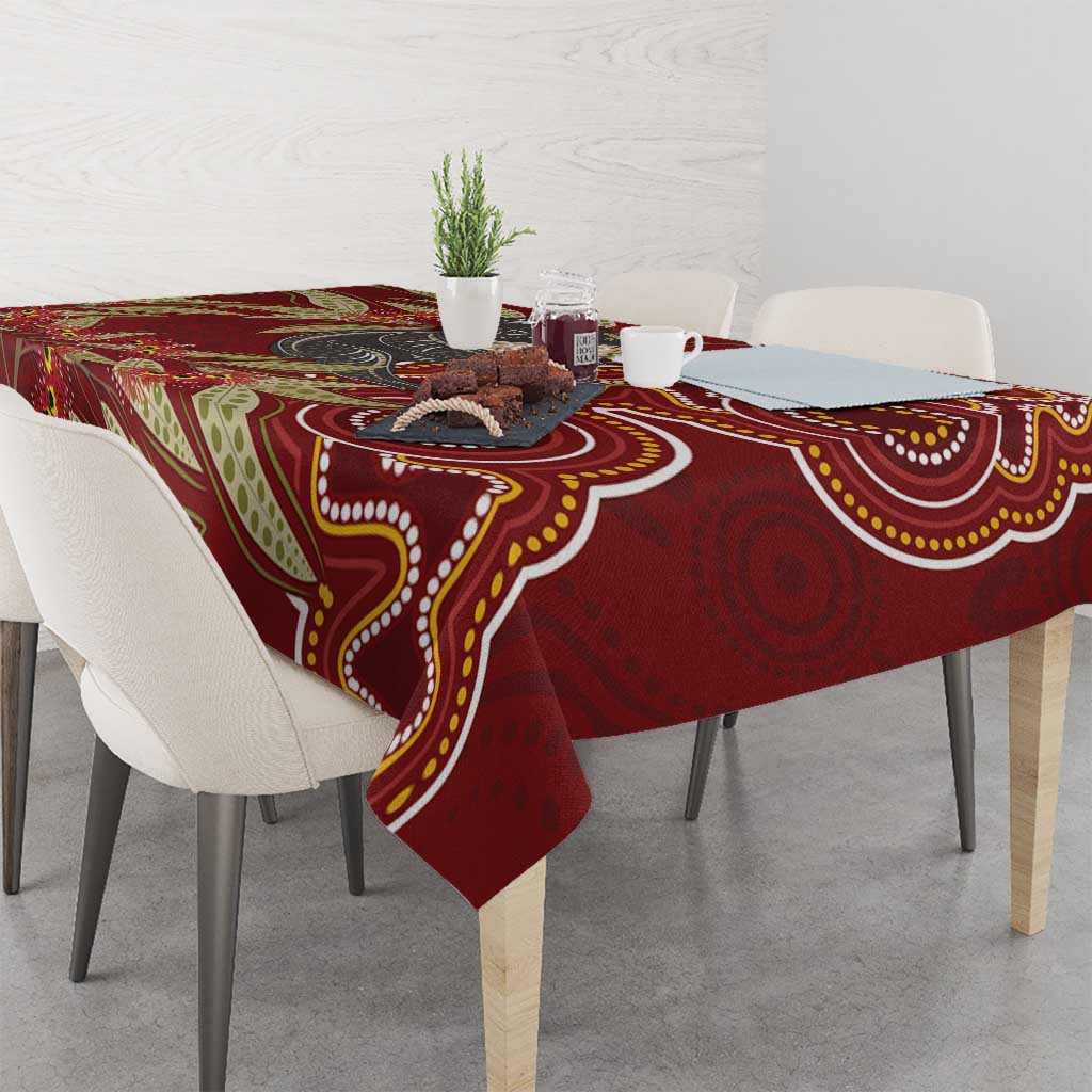 Australia Santa Koala Tablecloth Aboriginal Style