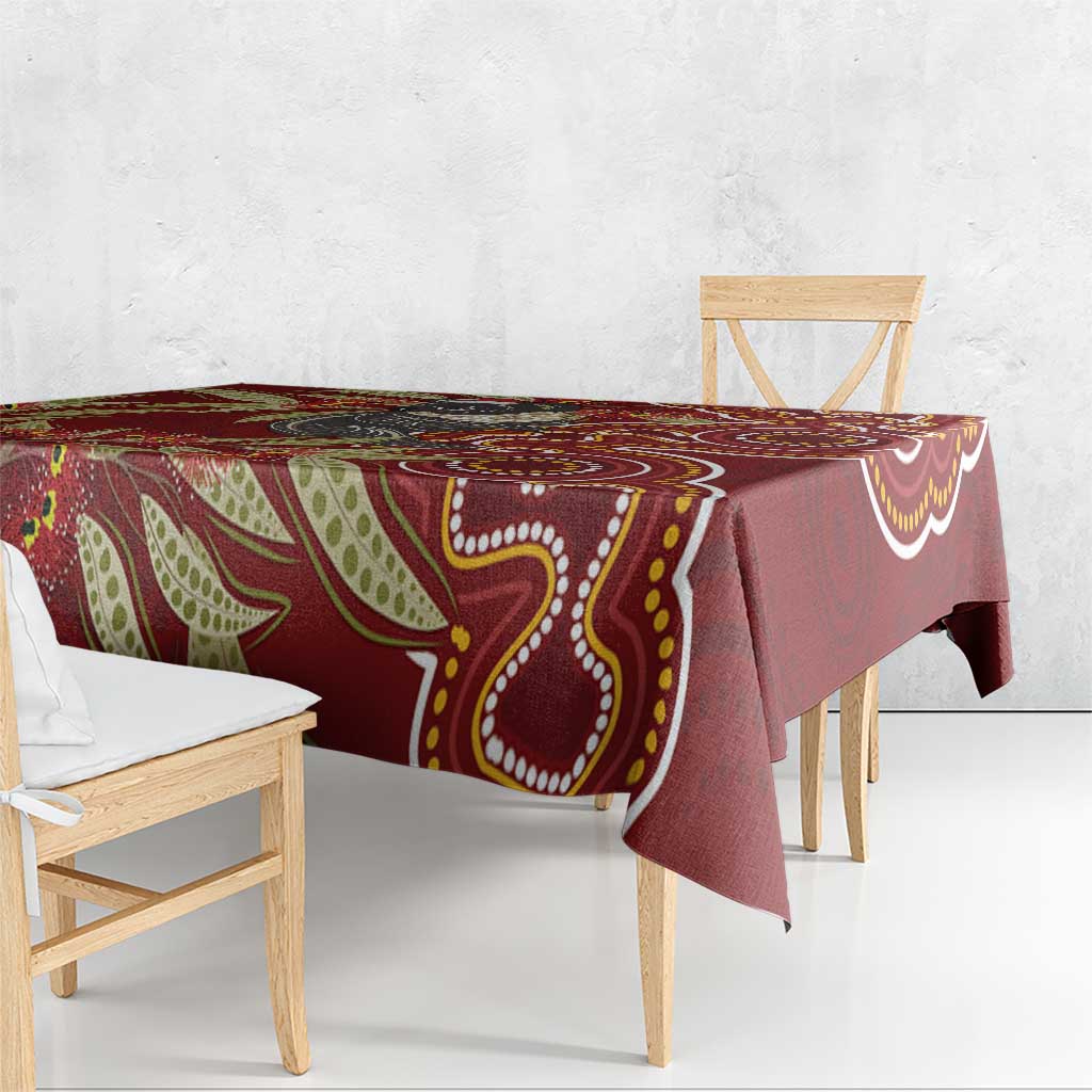 Australia Santa Koala Tablecloth Aboriginal Style