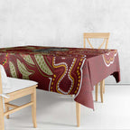 Australia Santa Koala Tablecloth Aboriginal Style