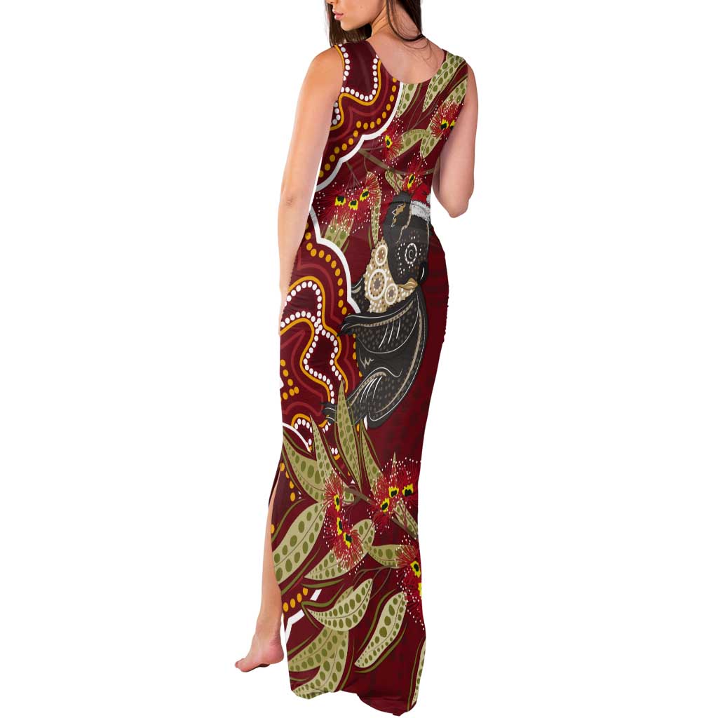 Australia Santa Koala Tank Maxi Dress Aboriginal Style
