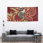 Australia Santa Koala Tapestry Aboriginal Style