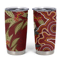 Australia Santa Koala Tumbler Cup Aboriginal Style