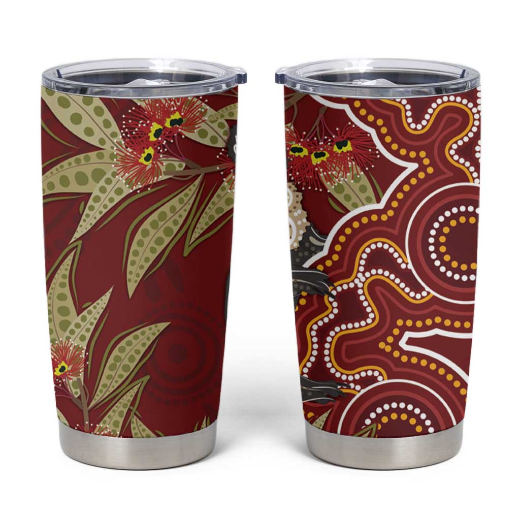 Australia Santa Koala Tumbler Cup Aboriginal Style