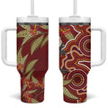Australia Santa Koala Tumbler With Handle Aboriginal Style
