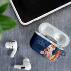 Australia Christmas Pink Cockatoo with Banksia AirPods Case Snowy Blue - Aussie Hoodie