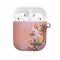Australia Christmas Pink Cockatoo with Banksia AirPods Case Coral Pink - Aussie Hoodie