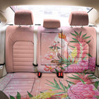 Australia Christmas Pink Cockatoo with Banksia Back Car Seat Cover Coral Pink - Aussie Hoodie