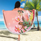 Australia Christmas Pink Cockatoo with Banksia Beach Blanket Coral Pink - Aussie Hoodie