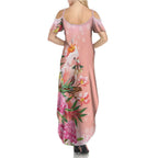 Australia Christmas Pink Cockatoo with Banksia Family Matching Summer Maxi Dress and Hawaiian Shirt Coral Pink - Aussie Hoodie