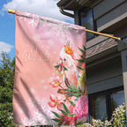 Australia Christmas Pink Cockatoo with Banksia Garden Flag Coral Pink - Aussie Hoodie