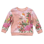 Australia Christmas Pink Cockatoo with Banksia Kid Ugly Christmas Sweater Coral Pink - Aussie Hoodie