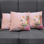 Australia Christmas Pink Cockatoo with Banksia Pillow Cover Coral Pink - Aussie Hoodie