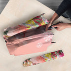 Australia Christmas Pink Cockatoo with Banksia Umbrella Coral Pink - Aussie Hoodie