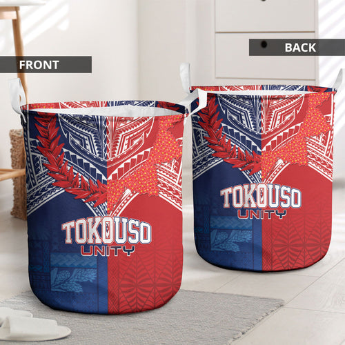 TokoUso Tonga Samoa Brothers Forever Laundry Basket Ulafala and Heilala Unity