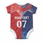 TokoUso Tonga Samoa Brothers Forever Custom Baby Onesie Ulafala and Heilala Unity
