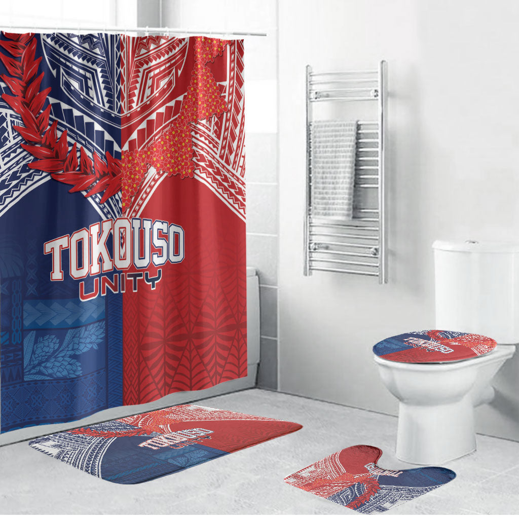 TokoUso Tonga Samoa Brothers Forever Bathroom Set Ulafala and Heilala Unity