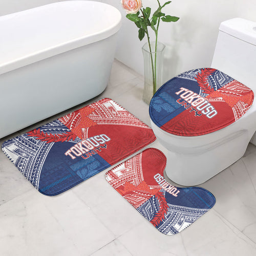 TokoUso Tonga Samoa Brothers Forever Bathroom Set Ulafala and Heilala Unity