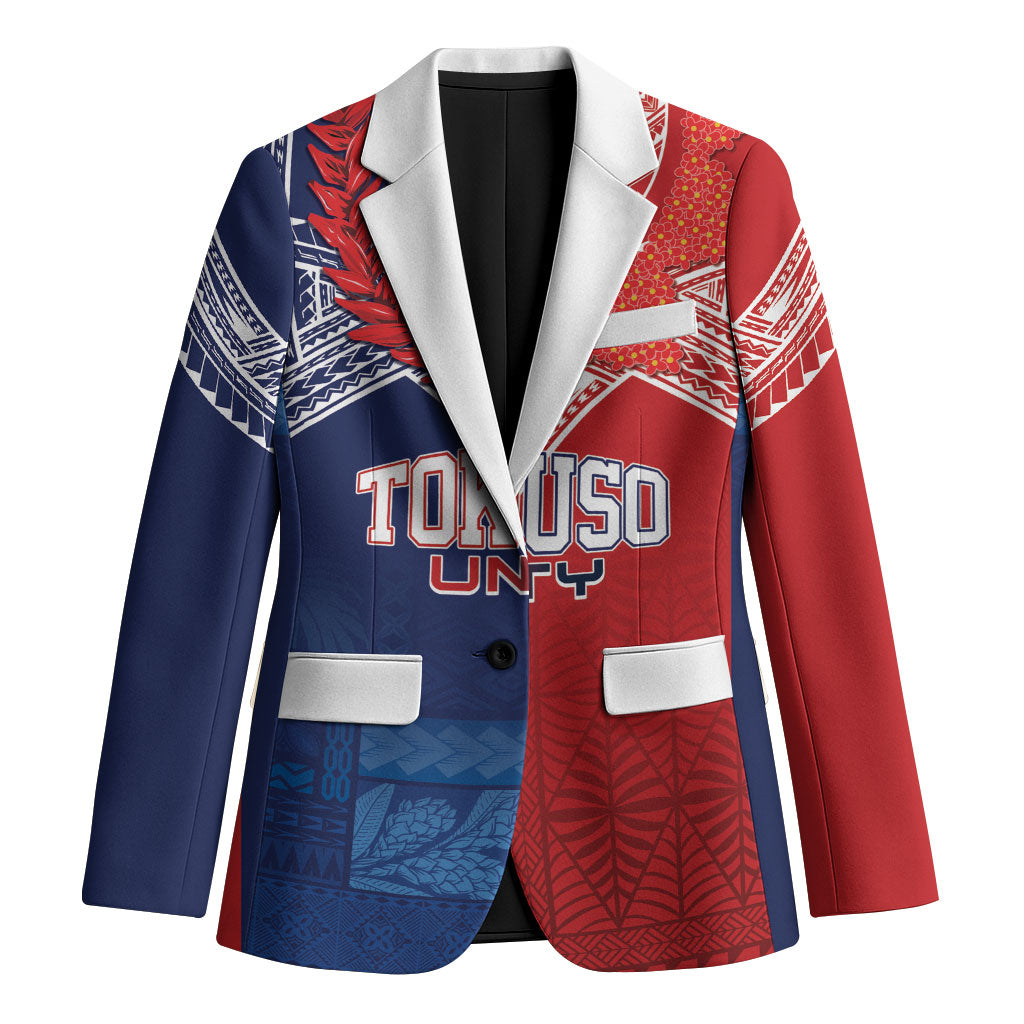 TokoUso Tonga Samoa Brothers Forever Custom Blazer Ulafala and Heilala Unity