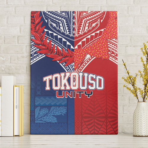 TokoUso Tonga Samoa Brothers Forever Canvas Wall Art Ulafala and Heilala Unity