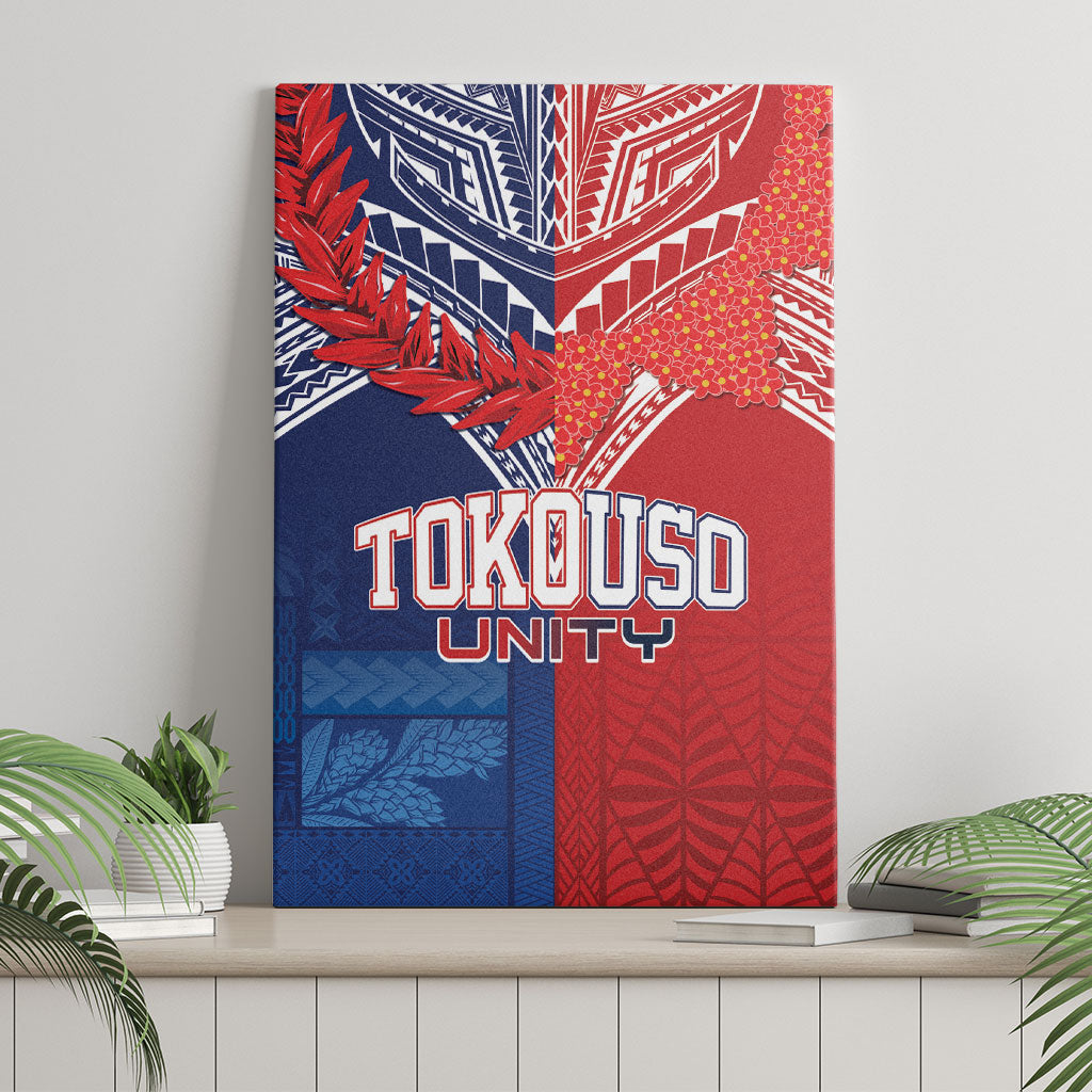 TokoUso Tonga Samoa Brothers Forever Canvas Wall Art Ulafala and Heilala Unity