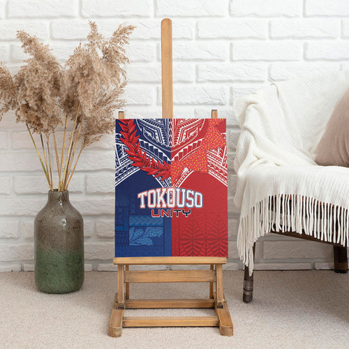 TokoUso Tonga Samoa Brothers Forever Canvas Wall Art Ulafala and Heilala Unity