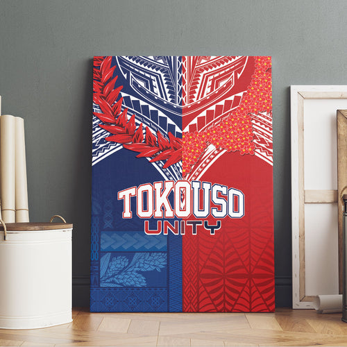 TokoUso Tonga Samoa Brothers Forever Canvas Wall Art Ulafala and Heilala Unity