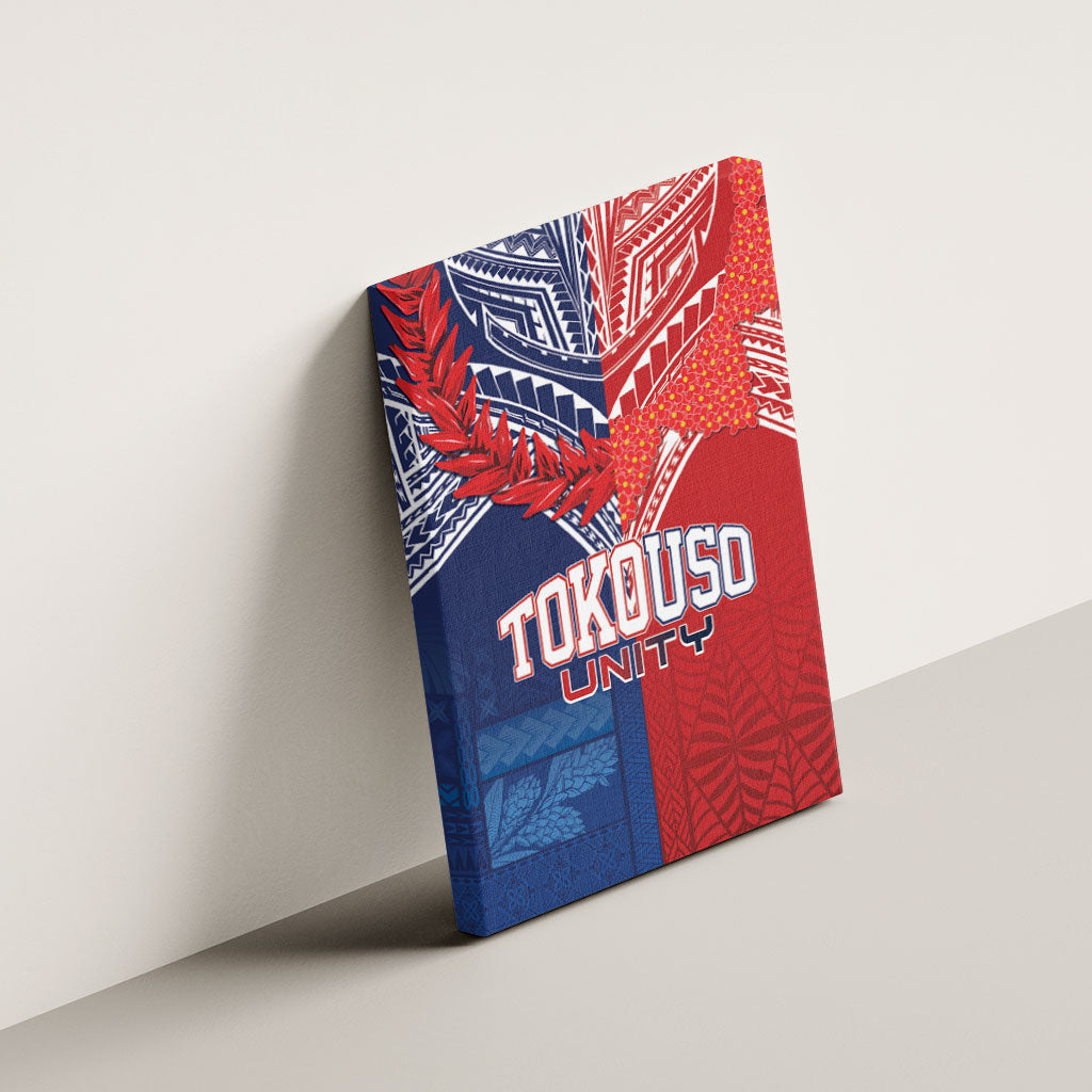 TokoUso Tonga Samoa Brothers Forever Canvas Wall Art Ulafala and Heilala Unity