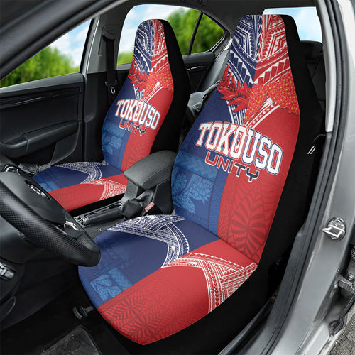 TokoUso Tonga Samoa Brothers Forever Car Seat Cover Ulafala and Heilala Unity