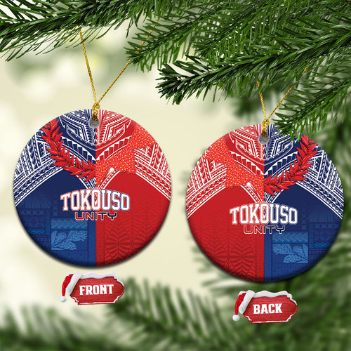 TokoUso Tonga Samoa Brothers Forever Ceramic Ornament Ulafala and Heilala Unity