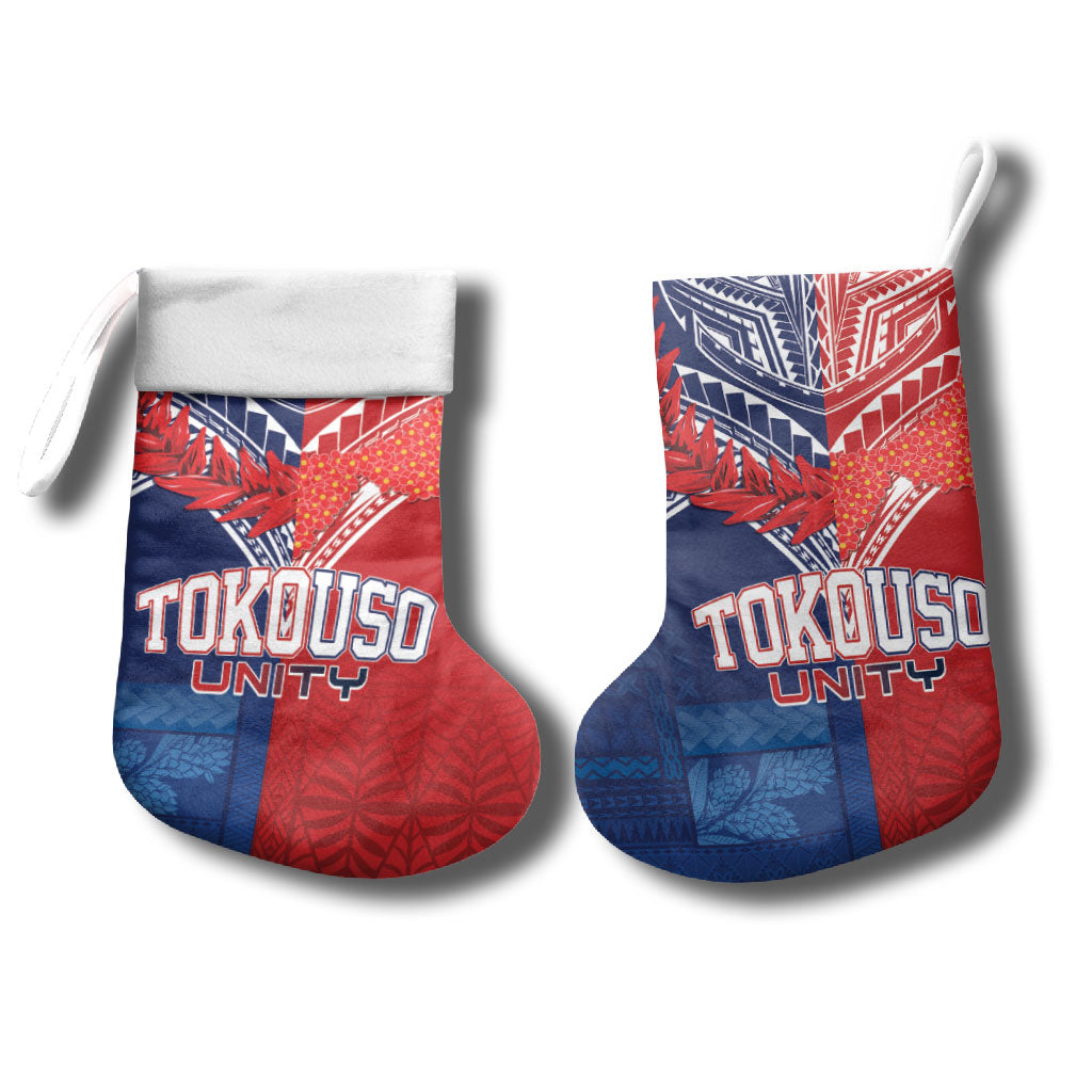 TokoUso Tonga Samoa Brothers Forever Christmas Stocking Ulafala and Heilala Unity