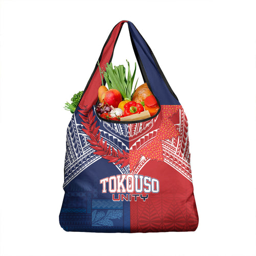 TokoUso Tonga Samoa Brothers Forever Grocery Bag Ulafala and Heilala Unity