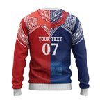 TokoUso Tonga Samoa Brothers Forever Custom Ugly Christmas Sweater Ulafala and Heilala Unity