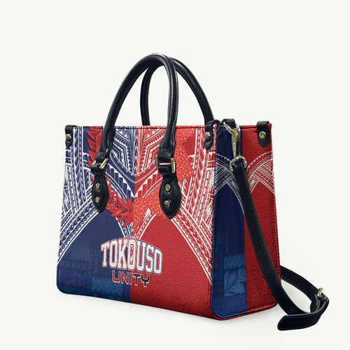 TokoUso Tonga Samoa Brothers Forever Leather Bag Ulafala and Heilala Unity