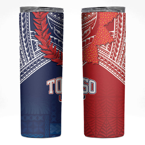 TokoUso Tonga Samoa Brothers Forever Skinny Tumbler Ulafala and Heilala Unity