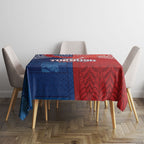 TokoUso Tonga Samoa Brothers Forever Tablecloth Ulafala and Heilala Unity