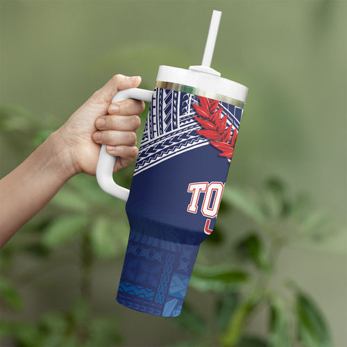 TokoUso Tonga Samoa Brothers Forever Tumbler With Handle Ulafala and Heilala Unity