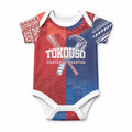 TokoUso Custom Tonga and Samoa Baby Onesie Warriors War Clubs