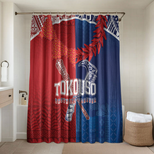 TokoUso Tonga and Samoa Bathroom Set Warriors War Clubs
