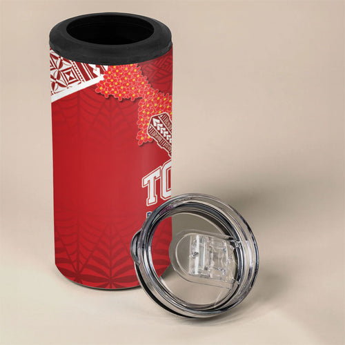 TokoUso Tonga and Samoa 4 in 1 Can Cooler Tumbler Warriors War Clubs