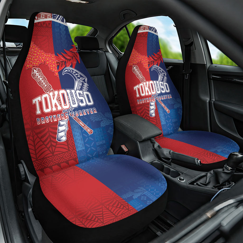 TokoUso Tonga and Samoa Car Seat Cover Warriors War Clubs