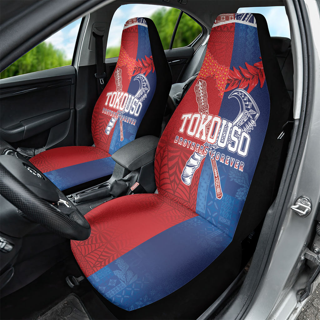 TokoUso Tonga and Samoa Car Seat Cover Warriors War Clubs