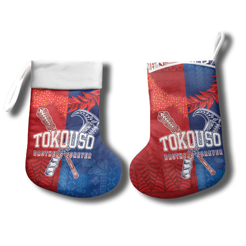 TokoUso Tonga and Samoa Christmas Stocking Warriors War Clubs
