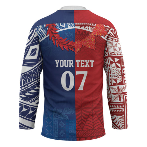 TokoUso Custom Tonga and Samoa Hockey Jersey Warriors War Clubs