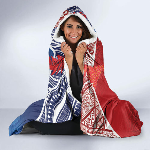TokoUso Tonga and Samoa Hooded Blanket Warriors War Clubs