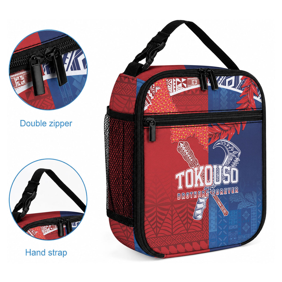 TokoUso Tonga and Samoa Lunch Bag Warriors War Clubs