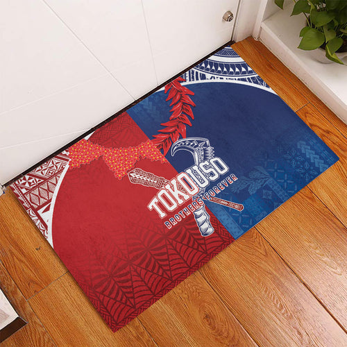 TokoUso Tonga and Samoa Rubber Doormat Warriors War Clubs